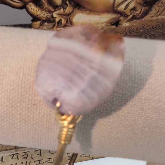 Bourbon and Bowties Gold and Purple Bracelet with Elegant Design - Picture 4 of 7